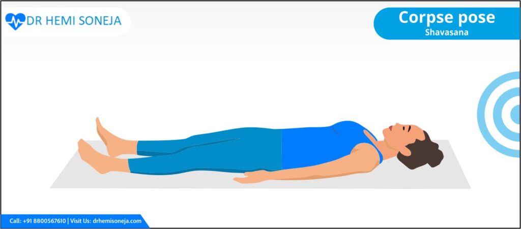 Corpse Pose Shavasana