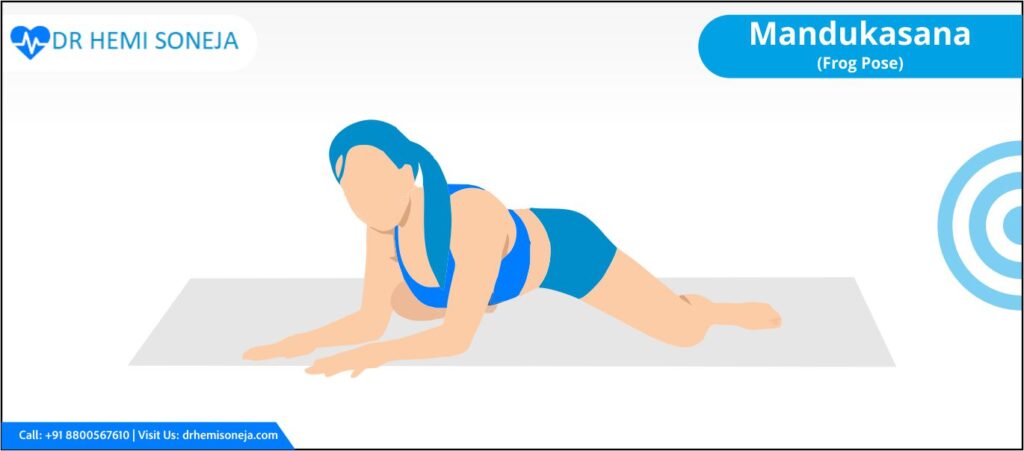 Mandukasana (Frog Pose)