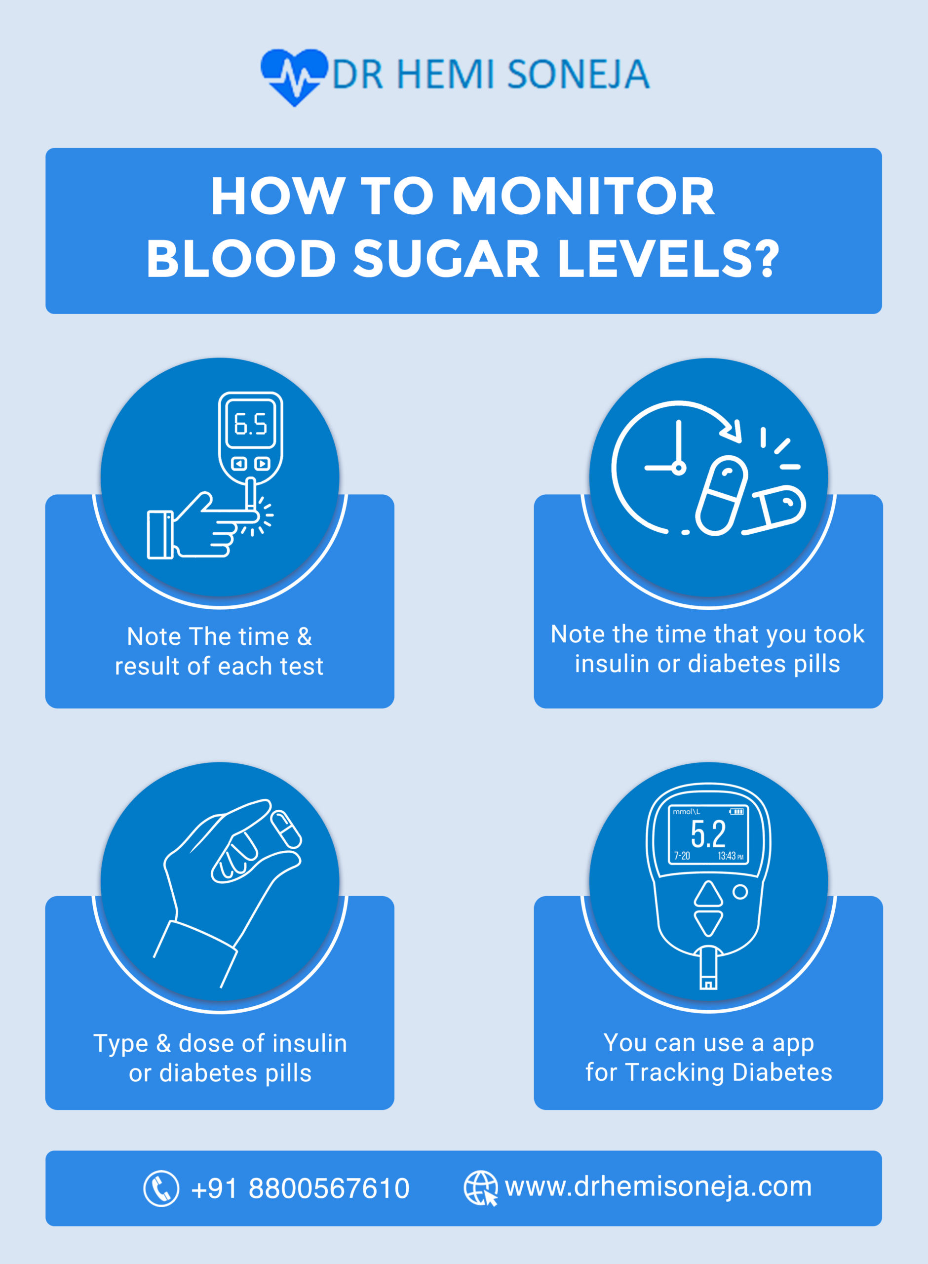 How to monitor blood sugar levels