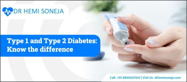 What is the difference between type 1 and type 2 diabetes?
